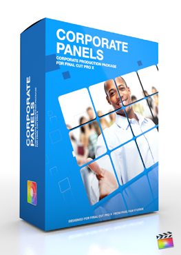 Final Cut Pro X Plugin Production Package Theme Corporate Panels from Pixel Film Studios
