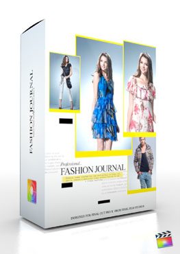 Final Cut Pro X Plugin Production Package Theme Fashion Journal from Pixel Film Studios
