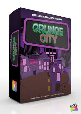 Final Cut Pro X Plugin Production Package Grunge City from Pixel Film Studios