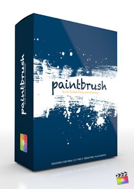 Final Cut Pro X Plugin Production Package Theme Paintbrush from Pixel Film Studios