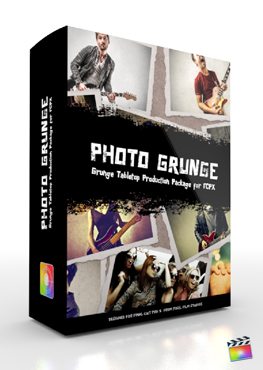 Final Cut Pro X Plugin Production Package Theme Photo Grunge from Pixel Film Studios