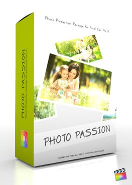 Final Cut Pro X Plugin Production Package Theme Photo Passion from Pixel Film Studios