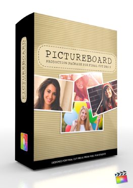 Final Cut Pro X Plugin Production Package Panel Pictureboard from Pixel Film Studios