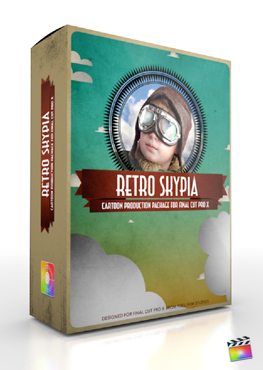 Final Cut Pro X Plugin Production Package Retro Skypia from pixel Film Studios