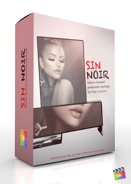 Final Cut Pro X Plugin Production Package Theme Sin Noir from Pixel Film Studios
