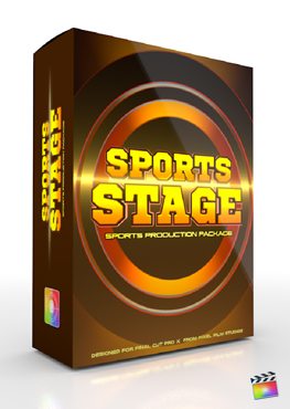 Final Cut Pro X Plugin Production Package Panel Sports Stage from Pixel Film Studios
