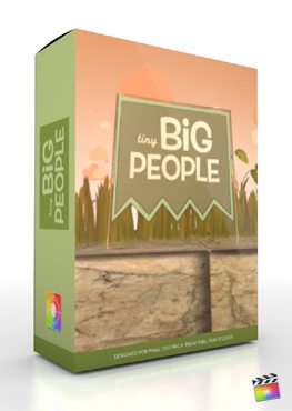 Final Cut Pro X Plugin Production Package Tiny Big People from Pixel Film Studios