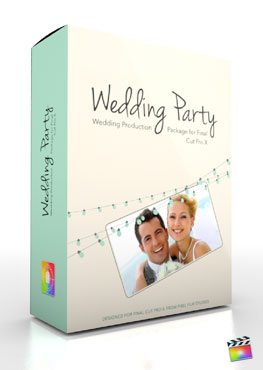 Final Cut Pro X Plugin Production Package Theme Wedding Party from Pixel Film Studios