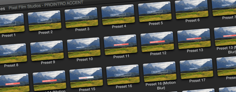 Professional - Introduction Titles - for Final Cut Pro X