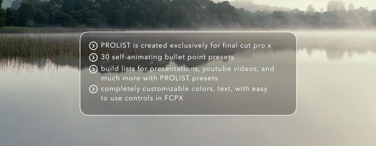 Professional - Self-Animating Graphics for Final Cut Pro X - for Final Cut Pro X