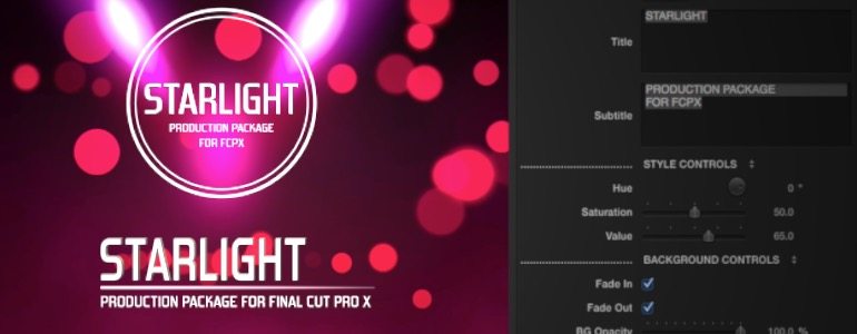 Professional - Entertainment Themes for Final Cut Pro X