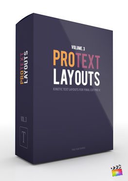 Final Cut Pro X Plugin ProText Layouts Volume 3 from Pixel Film Studios