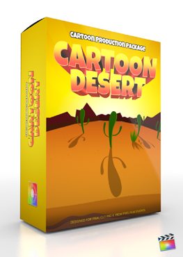 Final Cut Pro X Plugin Production Package Cartoon Desert from Pixel Film Studios