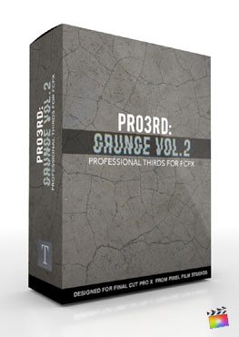 Final Cut Pro X Plugin Pro3rd Grunge Volume 2 from Pixel Film Studios