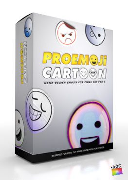 Final Cut Pro X Plugin ProEmoji Cartoon from Pixel Film Studios