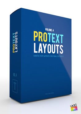 Final Cut Pro X Plugin ProText Layouts Volume 4 from Pixel Film Studios
