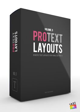 Final Cut Pro X Plugin ProText Layouts Volume 5 from Pixel Film Studios