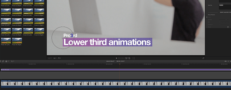 Professional - Lower Thirds - for Final Cut Pro X