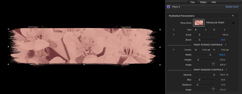 ProSlice Paint - Brush Stroke Split Screen for Final Cut Pro X - Pixel Film Studios