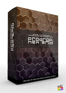 Final Cut Pro X Plugin ProDrop: Hex Grid from Pixel Film Studios