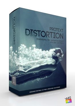 Final Cut Pro X Plugin Production Package ProText Distortion from Pixel Film Studios