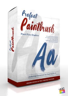 Final Cut Pro X Plugin ProFont Paintbrush from Pixel Film Studios