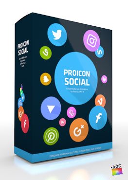 Final Cut Pro X Plugin ProIcon Social from Pixel Film Studios