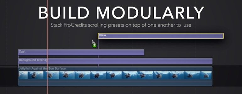 Professional - Modular Closing Credits for Final Cut Pro X 