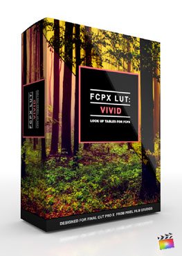 Final Cut Pro X Plugin FCPX LUT Vivid from Pixel Film Studios
