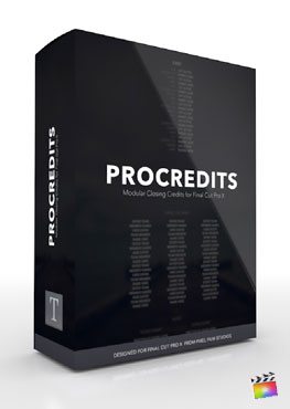 Professional - Modular Closing Credits for Final Cut Pro X