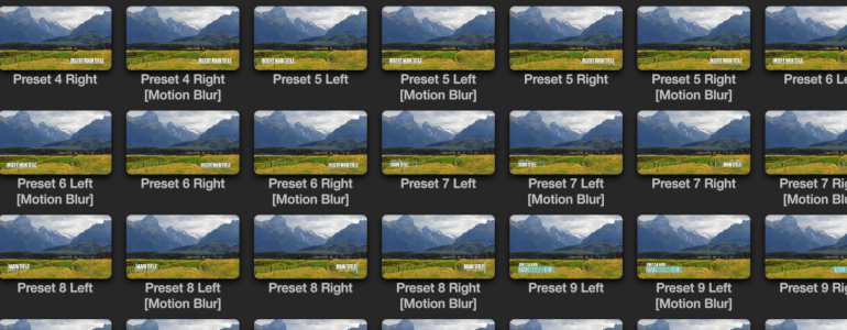 Final Cut Pro X Plugin Pro3rd Accents Volume 2