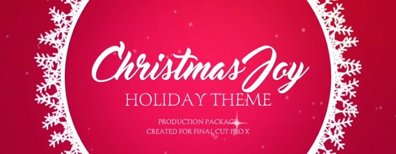 Holiday Production Package for Final Cut Pro X from Pixel Film Studios