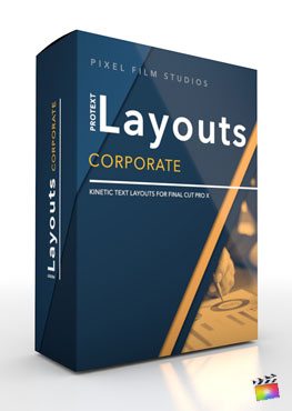 Final Cut Pro X Plugin ProText Layouts Corporate from Pixel Film Studios