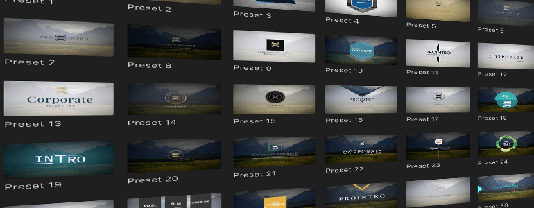 Final Cut Pro X Plugin ProIntro Web Corporate Volume 2 from Pixel Film Studios