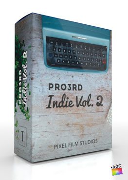 Final Cut Pro X Plugin Pro3rd Indie Volume 2 from Pixel Film Studios