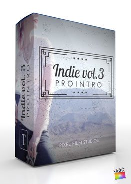 Final Cut Pro X Plugin ProIntro Indie Volume 3 from Pixel Film Studios