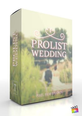 Final Cut Pro X Plugin ProList Wedding from Pixel Film Studios