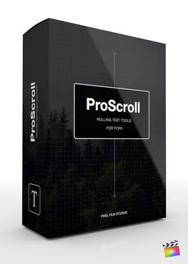 Final Cut Pro X Plugin ProScroll from Pixel Film Studios