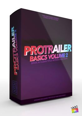 Final Cut Pro X Plugin ProTrailer Basics Volume 2 from Pixel Film Studios