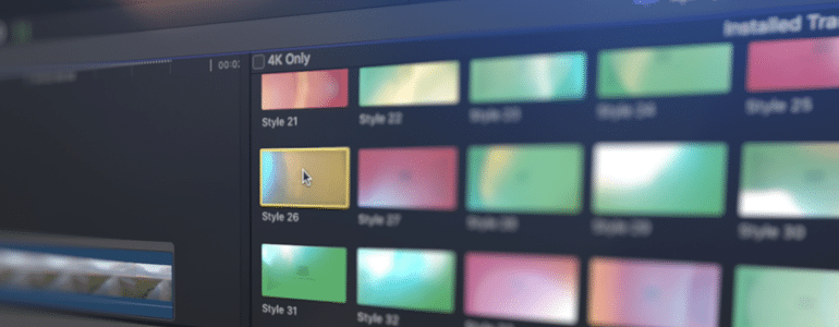 Final Cut Pro X Plugin TransFlare Color Shift 4K