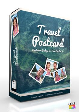 Final Cut Pro X Production Package Travel Postcard from Pixel Film Studios