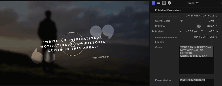 Professional Quotes for FCPX