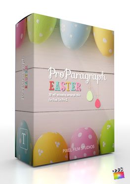 Final Cut Pro X Plugin ProParagraph Easter from Pixel Film Studios