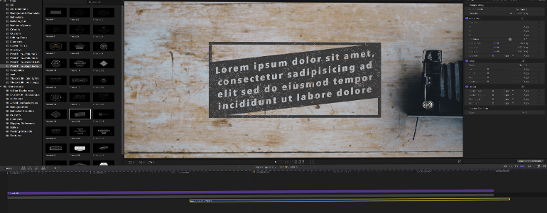 Animating Paragraphs for FCPX