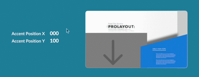 Final Cut Pro X plugin ProLayout: Corporate from Pixel Film Studios