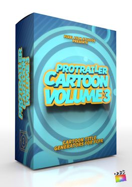 Final Cut Pro X Plugin ProTrailer Cartoon Volume 3 from pixel Film Studios