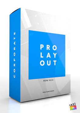 Final Cut Pro X Plugin ProLayout Corporate from pixel Film Studios