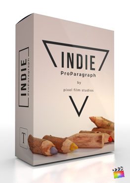 Final Cut Pro X Plugin ProParagraph Indie from Pixel Film Studios
