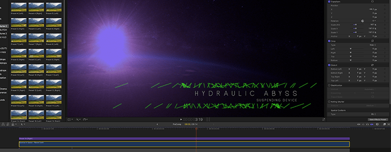 Animated lower thirds for FCPX