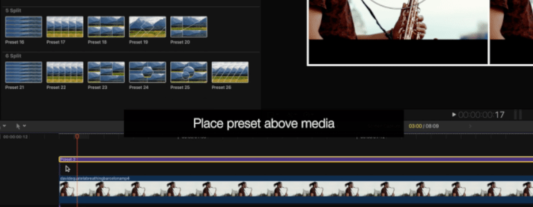 Precut Media Layouts for FCPX